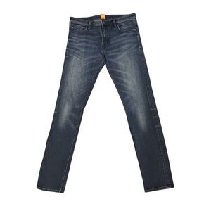 Hugo Boss Orange Jeans Men's Blue Denim Medium Wash Medium Rise Skinny